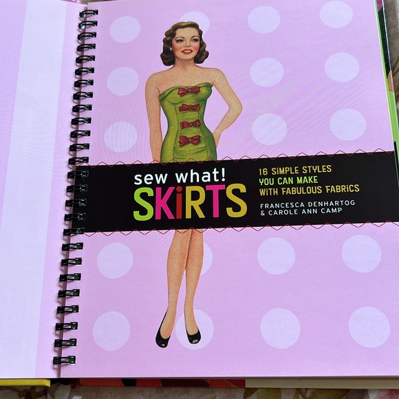 Sew What Skirts Skirt Sewing Projects Book 16 Simple Styles 2006 Hardcover - Picture 4 of 15
